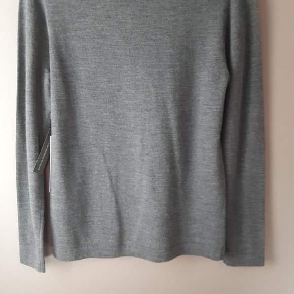 Grayson & Dunn Men's 100% Fine Merino Wool Grey Turtleneck Sweater New! Small - Picture 7 of 14
